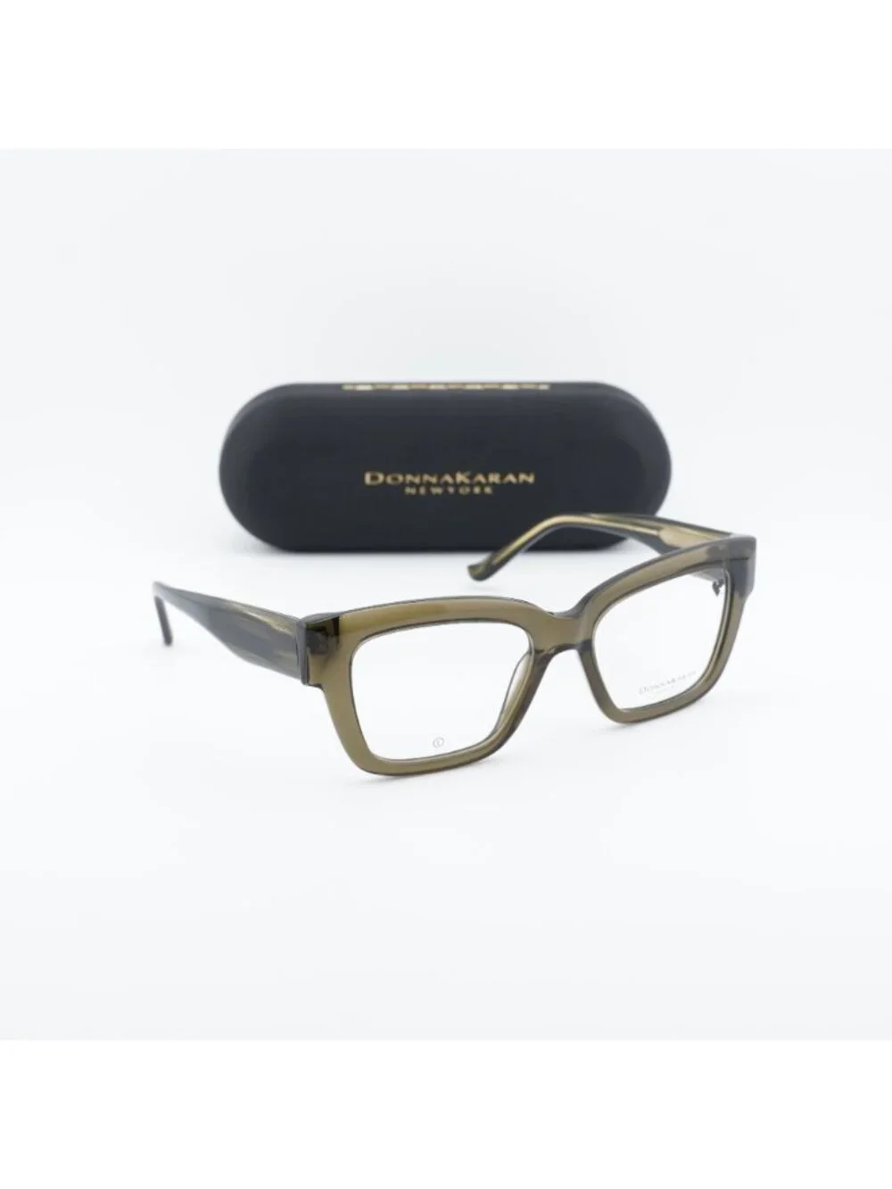 Donna Karan DO5014 315 Cat Eye Eyeglasses 53mm - Olive